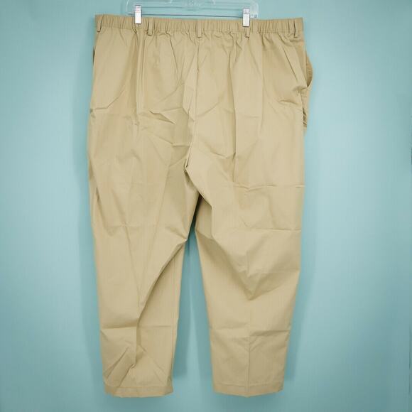Lands End Plus Size 26W Pants Straight Fit Khaki Chino Twill Comfort Waist NWT - Picture 2 of 6